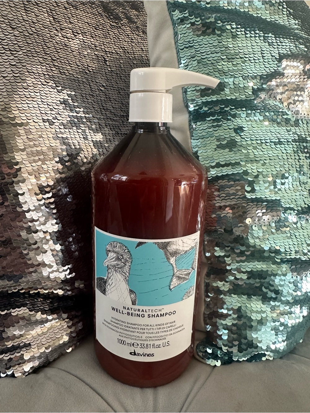 Davines Well-Being Shampoo with pump